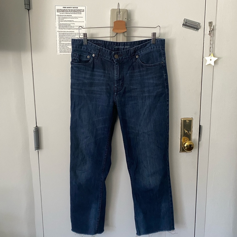 Calvin Klein Jeans Women's Dark Blue Ankle & Cropped